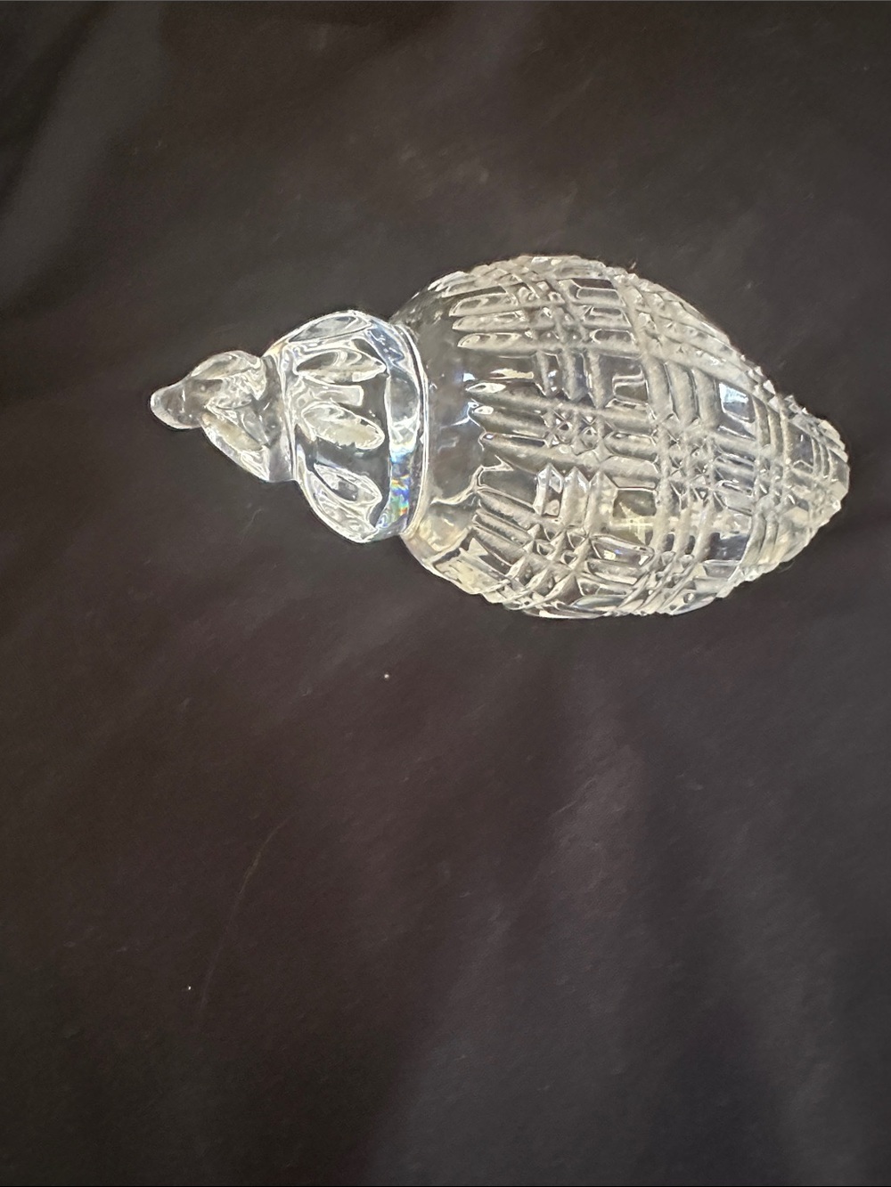 Waterford Crystal Conch Shell Paperweight
(No longer made)